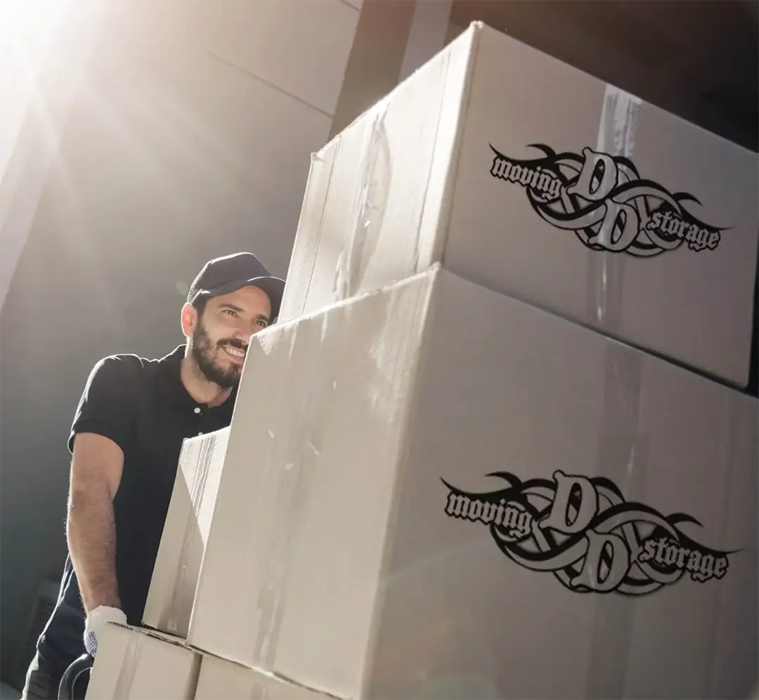 Professional moving team